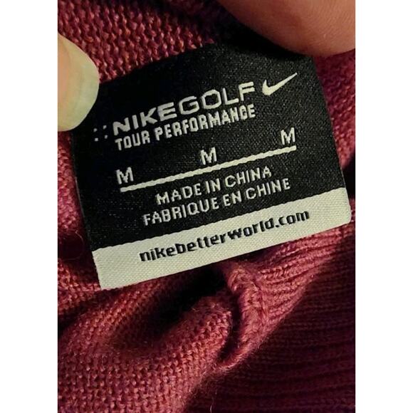 Nike Golf Merino Wool Blend Pull Over Sweater Women's Size M Tour Performance - Picture 4 of 10